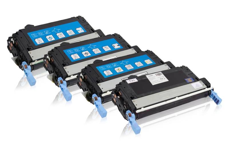 Multipack kompatibel zu HP CB400A / 642A  enthält 1xBK, 1xC, 1xM, 1xY von TonerPartner