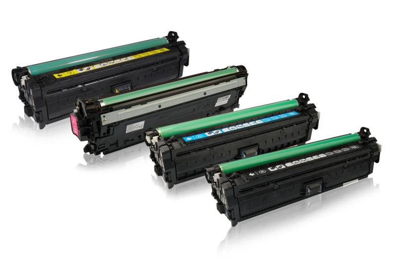 Multipack kompatibel zu HP CE740A / 307A enthält 4x Tonerkartusche von TonerPartner
