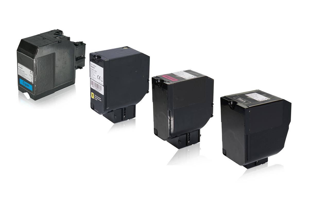 Multipack kompatibel zu Lexmark 84C0H10 enthält 4x Tonerkartusche von TonerPartner