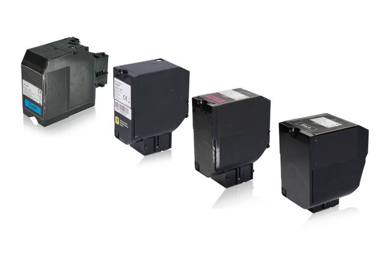 Multipack kompatibel zu Lexmark 84C0H10 enthält 4x Tonerkartusche von TonerPartner