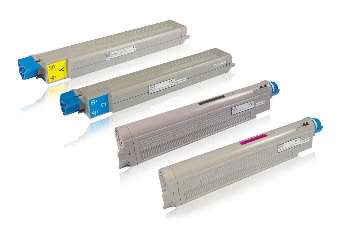 Multipack kompatibel zu OKI 43112702 enthält 4x Tonerkartusche Multipack kompatibel zu OKI 43112702 enthält 4x Tonerkartusche von TonerPartner