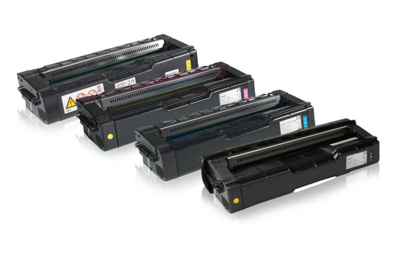 Multipack kompatibel zu Ricoh 406348 / TYPESPC310HE enthält 4x Tonerkartusche von TonerPartner