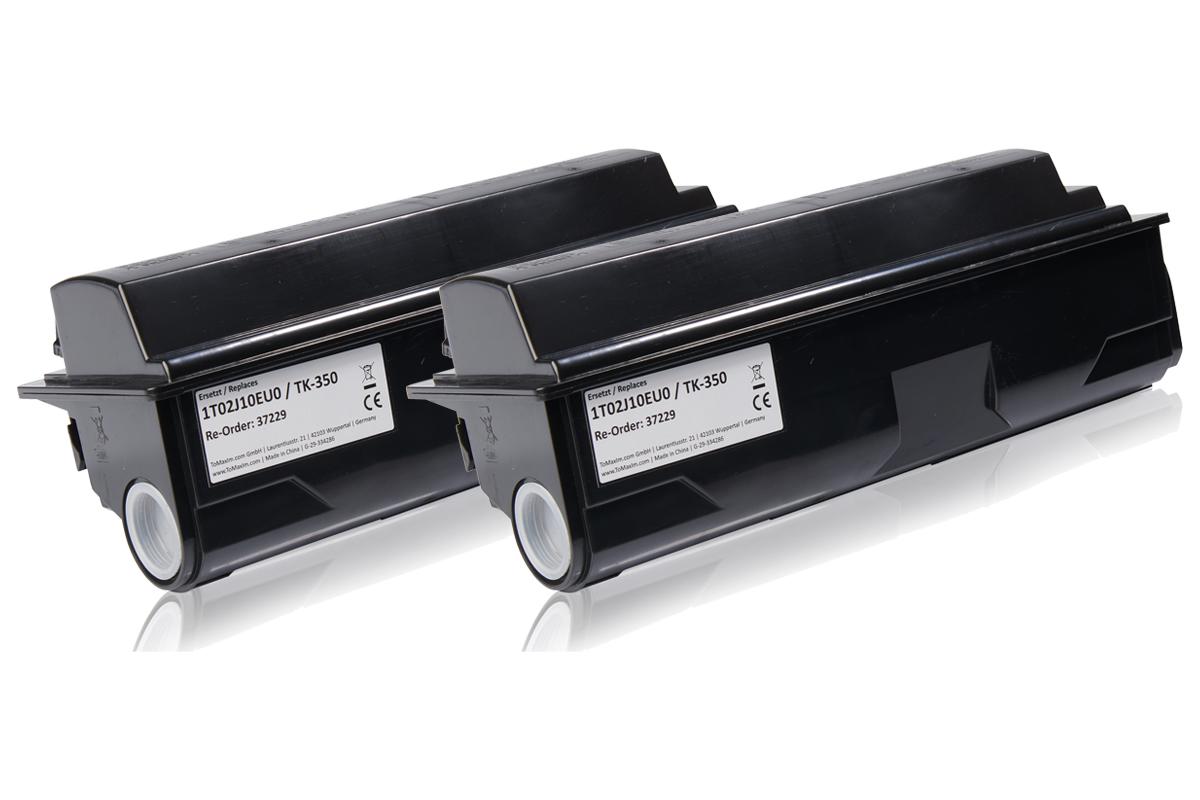 Sparset kompatibel zu Kyocera 1T02J10EU0 / TK-350 enthält 2x Tonerkartusche Sparset kompatibel zu Kyocera 1T02J10EU0 / TK-350 enthält 2x Tonerkartusche von TonerPartner