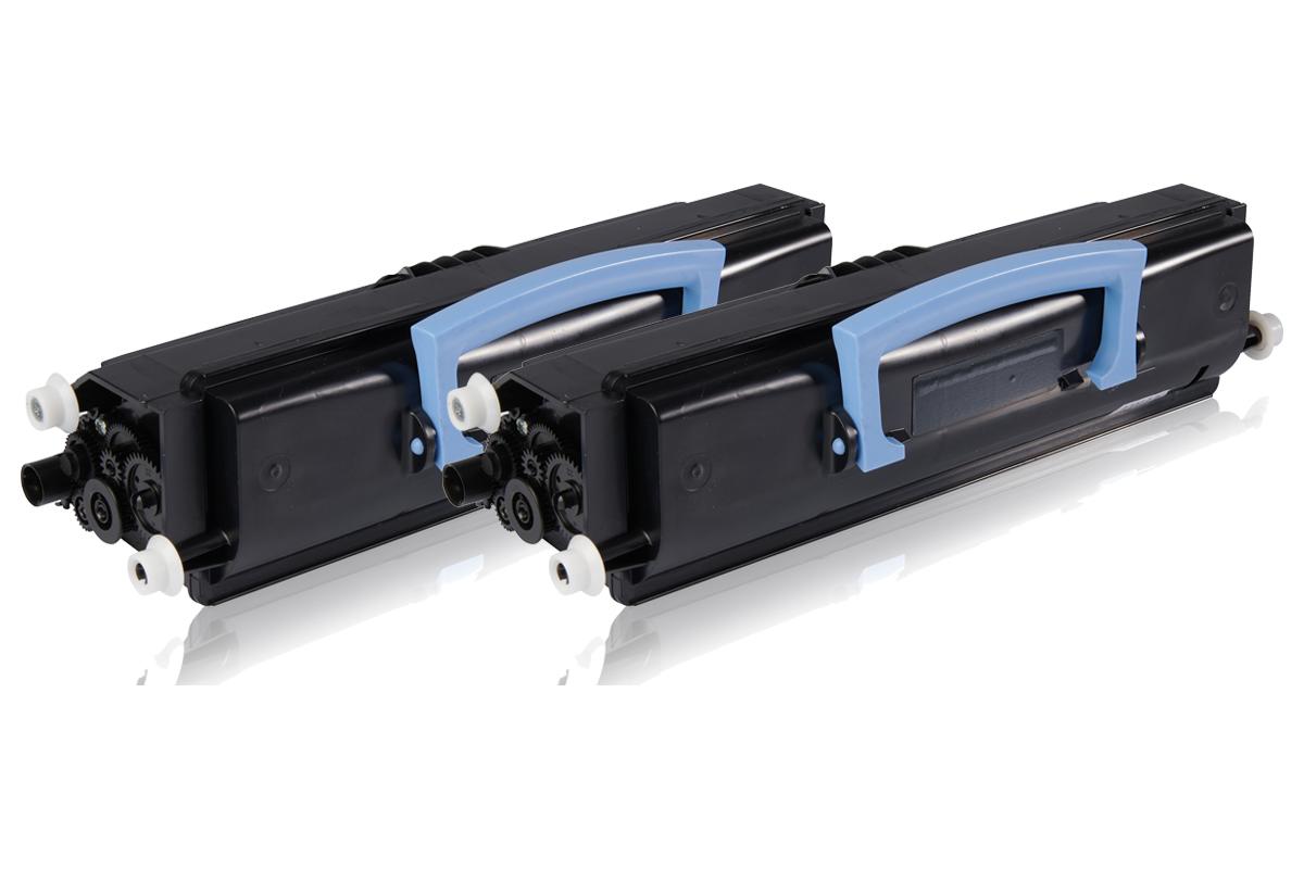 Sparset kompatibel zu Lexmark E250A21E enthält 2x Tonerkartusche von TonerPartner