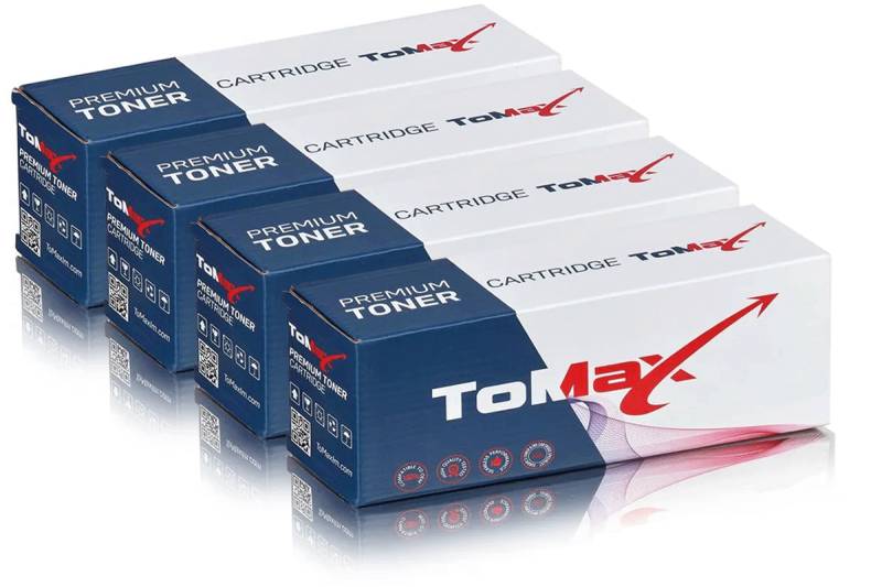 ToMax Multipack ersetzt HP CF41xA / 410A enthält 4 x Tonerkartusche von TonerPartner