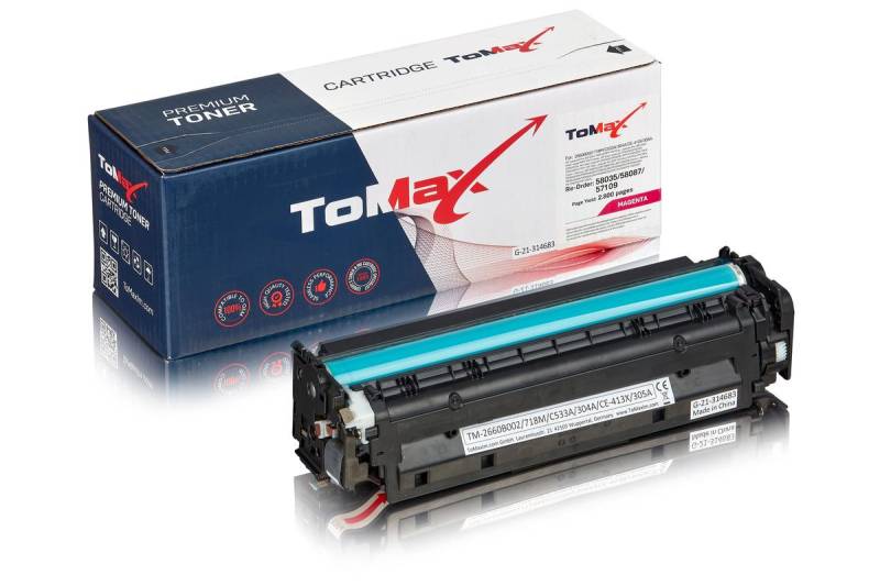 ToMax Premium ersetzt HP CE413X / 305A Toner Magenta von TonerPartner