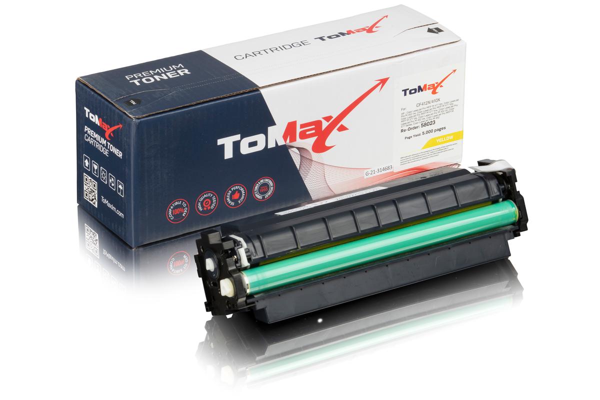 ToMax Premium ersetzt HP CF412X / 410X Toner Gelb ToMax Premium ersetzt HP CF412X / 410X Toner Gelb von TonerPartner
