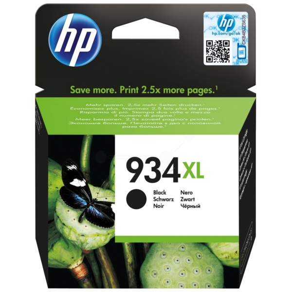 Original HP C2P23AE / 934XL Tintenpatrone schwarz Original HP C2P23AE / 934XL Tintenpatrone schwarz von HP