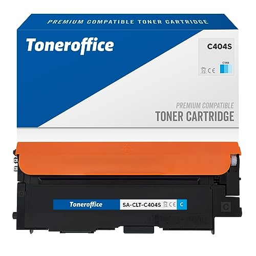 CLT-C404S/ELS Toner für Samsung CLT-C404S/ELS Tonerkartusche Cyan Kompatibel für Drucker Samsung Xpress C430 C480 C483 (ca. 1000 Seiten) von Toneroffice