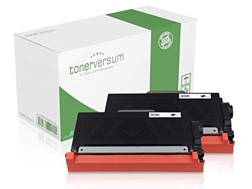 2 Toner kompatibel zu Brother TN-3380 Schwarz für DCP-8110dn HL-5450dn HL-5470dw MFC-8950dw DCP-8250dn HL-5440d Druckerpatronen Black von Tonerversum