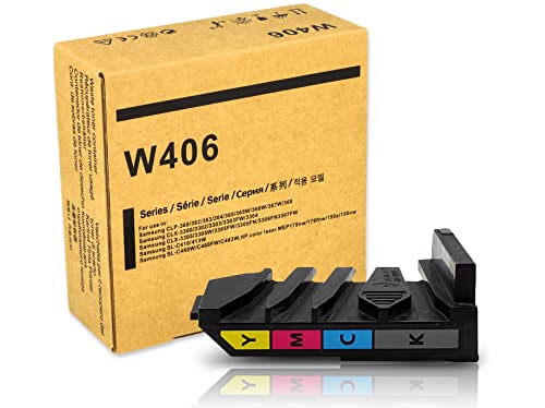 Resttonerbehälter ersetzt Samsung CLT-W406/SEE für CLP-360 CLP-365 Xpress C480w C480fw C480 C460w C460 C430 CLX-3305 CLX-3300 Laserdrucker von Tonerversum
