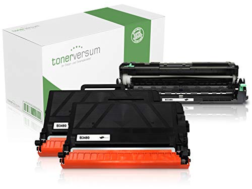 Spar-Set 2X Toner & 1x Trommel kompatibel zu Brother TN-3480 DR-3400 für HL-L5000d HL-L5100dn HL-L5100dntt DCP-L5500dn MFC-L6800dw MFC-L5750dw HL-L5100dnt Spar-Set 2X Toner & 1x Trommel kompatibel zu Brother TN-3480 DR-3400 für HL-L5000d HL-L5100dn HL-L5100dntt DCP-L5500dn MFC-L6800dw MFC-L5750dw HL-L5100dnt von Tonerversum