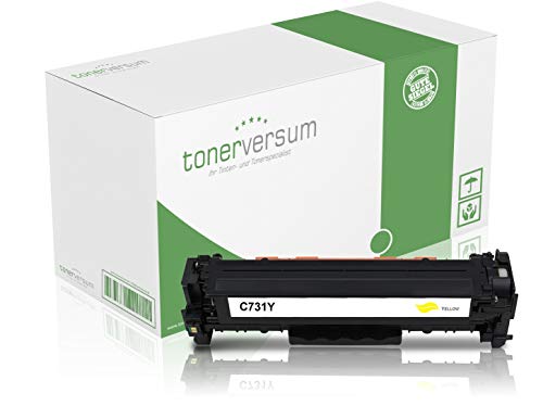 Toner kompatibel zu Canon 731Y Gelb für I-Sensys LBP-7100cn LBP-7100cw MF623cn MF624cw MF628cw MF624cdt MF8230cn MF8280cw Druckerpatrone 6269B002 von Tonerversum