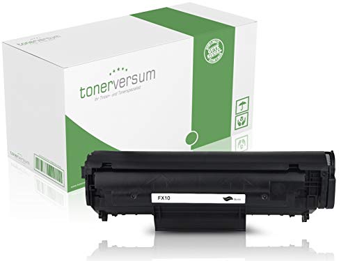 Toner kompatibel zu Canon FX-10 0263B002 Schwarz für i-Sensys Fax L100 L120 L140 L95 L160 PC-D4400 PC-D450 MF4010 MF4018 MF4120 MF4340d Druckerpatrone Black von Tonerversum