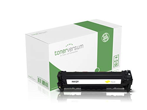 Toner kompatibel zu HP CF412X 410X Gelb für Color Laserjet Pro M452 M452dn M452nw MFP M477fdw M477fnw M377dw Laserdrucker CF412A von Tonerversum