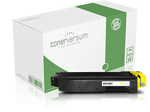 Toner kompatibel zu Kyocera TK-5140Y Gelb für Ecosys M6030cdn M6530cdn P6130cdn Druckerpatrone Yellow TK-5140 von Tonerversum