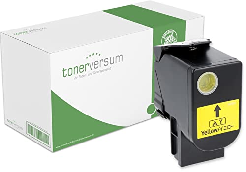 Tonerversum Toner kompatibel mit Lexmark C2320Y0 Yellow gelb für C2325 C2325dw C2425 C2425aw C2425dw MC2325 MC2425 MC2425adw MC2535 MC2535adwe von Tonerversum