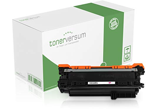 Tonerversum Toner kompatibel zu HP CE403A 507A Magenta Druckerpatrone für Laserjet Enterprise 500 Color M551dn M575dn Pro 500 Color MFP M570dn M570dw von Tonerversum