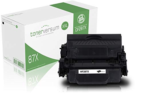 Tonerversum Toner kompatibel zu HP CF287X 87X Schwarz für HP Laserjet Enterprise M506 M506dn M506x M527 M527dn M527f Pro M501dn von Tonerversum