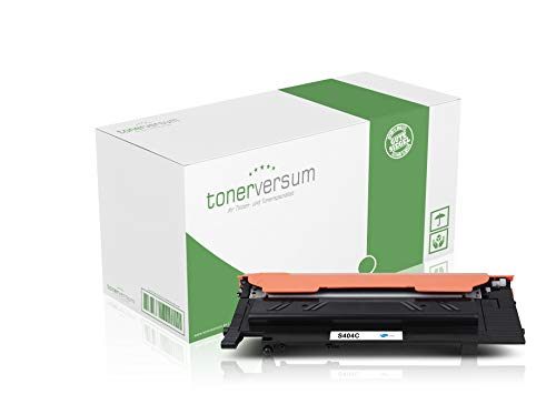 Tonerversum Toner kompatibel zu Samsung CLT-C404S Cyan (für Samsung Xpress C430 C430w C480 C480fn C480fw C480w Laserdrucker) von Tonerversum