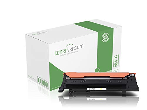 Tonerversum Toner kompatibel zu Samsung CLT-Y404S Gelb (für Samsung Xpress C430 C430w C480 C480fn C480fw C480w Laserdrucker) von Tonerversum