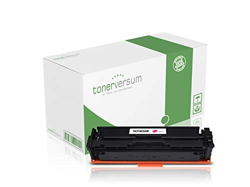 XXL Toner kompatibel zu HP CF403X / 201X Magenta Druckerpatrone für HP Color Laserjet Pro M252dw M252n M274dn M274n Laserdrucker von Tonerversum