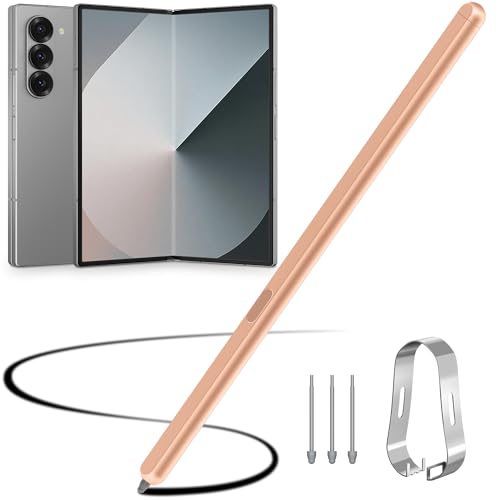 TONGATE Für Galaxy Z Fold 6/Fold 5 Slim S Pen Fold Edition 4096 Druckstufen nur für Samsung Z Fold 6/5 Handys, Fold5/6 S Pen Touch Stylus, 1,5 mm Stiftspitze, mit 3 x Spitzen und 1 x S-Stifthalter, von Tongate