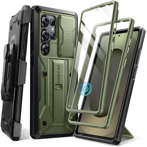 TONGATE Schutzhülle für Samsung Galaxy S24 Ultra, integrierte Displayschutzfolie und Schiebe-Kamera-Abdeckung, 2 Frontrahmen, militärische Qualität, stoßfest, S24 Ultra, mit Ständer und Gürtelclip TONGATE Schutzhülle für Samsung Galaxy S24 Ultra, integrierte Displayschutzfolie und Schiebe-Kamera-Abdeckung, 2 Frontrahmen, militärische Qualität, stoßfest, S24 Ultra, mit Ständer und Gürtelclip von Tongate