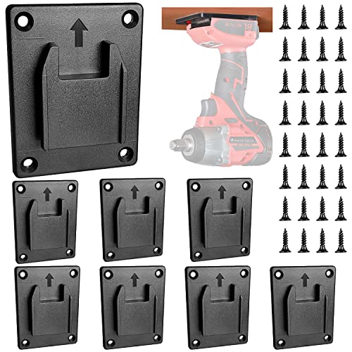 8 X Werkzeughalter, Akkuschrauber Halterung mit Schraubensatz, Maschinenhalter für Milwaukee M18 Werkzeug, auch Passend für Dewalt 20 V, 12 V Bohrerhalter, Elektrowerkzeug,Wandhalterung Werkzeug 8 X Werkzeughalter, Akkuschrauber Halterung mit Schraubensatz, Maschinenhalter für Milwaukee M18 Werkzeug, auch Passend für Dewalt 20 V, 12 V Bohrerhalter, Elektrowerkzeug,Wandhalterung Werkzeug von Tongboke