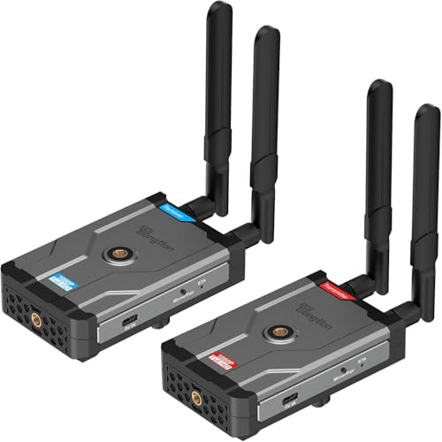 Wireless HDMI Transmitter and Receiver 1640FT Range, 1080P@30Hz Ultra HD HDMI Funkübertragung Kit for DSLR, Laptop, Netflix, YouTube to TV/Projector, Long-Range Extender with Zero Latency Wireless HDMI Transmitter and Receiver 1640FT Range, 1080P@30Hz Ultra HD HDMI Funkübertragung Kit for DSLR, Laptop, Netflix, YouTube to TV/Projector, Long-Range Extender with Zero Latency von Tongtion