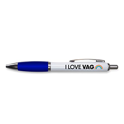 Tongue in Peach Lustiger Push-Pen Geschenk | Kugelschreiber | I Love V | lustiges Witz-Schreibwaren, Blau – PP149 Tongue in Peach Lustiger Push-Pen Geschenk | Kugelschreiber | I Love V | lustiges Witz-Schreibwaren, Blau – PP149 von Tongue in Peach
