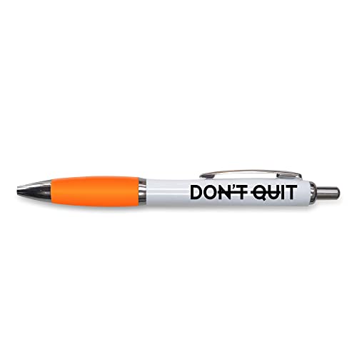Tongue in Peach Lustiges Geschenk für Arbeitskollegen, Arbeits-Kugelschreiber, Arbeitskollegen, Abschiedsarbeit, Geschenk | Don't Quit | Lustiger Witz Schreibwaren | PP2 Tongue in Peach Lustiges Geschenk für Arbeitskollegen, Arbeits-Kugelschreiber, Arbeitskollegen, Abschiedsarbeit, Geschenk | Don't Quit | Lustiger Witz Schreibwaren | PP2 von Tongue in Peach
