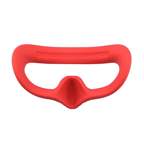 Flying Eye Mask Silikon Schutzhülle für DJI Avata Goggles 2 Screen Protector Combo Drohnen Zubehör (Rot) von Tonguk