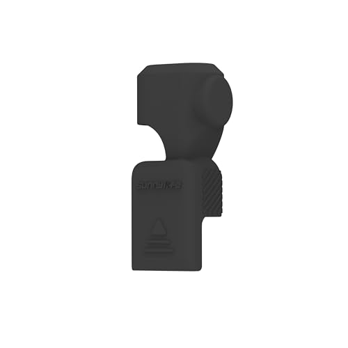 Für DJI Osmo Pocket 3 Silikon Schutzhülle Abdeckung Gimbal Schutzhülle Fallschutz Zubehör (Schwarz) von Tonguk