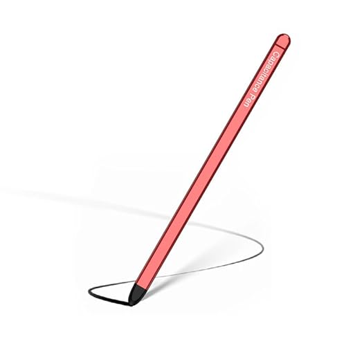 Für Samsung Z Fold 5 Handy Stylus Silikonspitze Stylus Smart Phone Pen Stylus, Silikonspitze Stifte für Touchscreen Geräte (Rot) von Tonguk