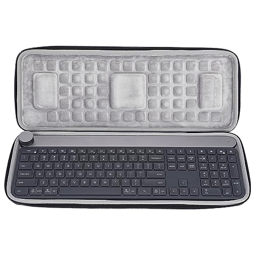 Hartschalen-Schutzhülle Aufbewahrungsbox für Logitech Craft Keys Keyboard Aufbewahrungstasche Travel Portable Keyboard Case von Tonguk