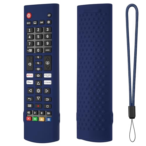 Schutzhülle passend für LG AKB75375604 AKB75095302 AKB73715601 Silikonhülle Schutzhülle für LG AKB Remote Case Cover Skin Series Smart TV Fernbedienung Hülle (Dunkelblau) von Tonguk