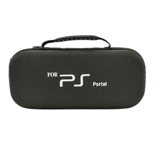 Tonguk Hartschalentasche für Playstation Portal Remote Player, schützende Hartschalen-Tragetasche für PS Portal Zubehör (schwarz) von Tonguk