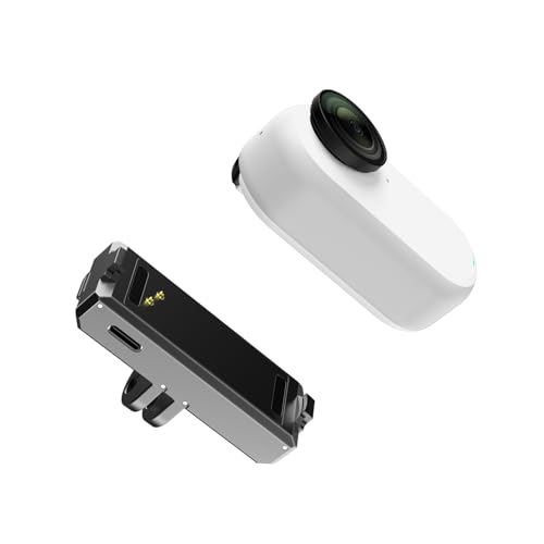 Tonguk Kamerahalterung Ständerhalterung Zubehör für insta360 Go 3 Wiederaufladbare Dockingstation Magnetische Schnellkupplung Zubehörbasis Halterung Adapter (Sockel + Ständer) von Tonguk