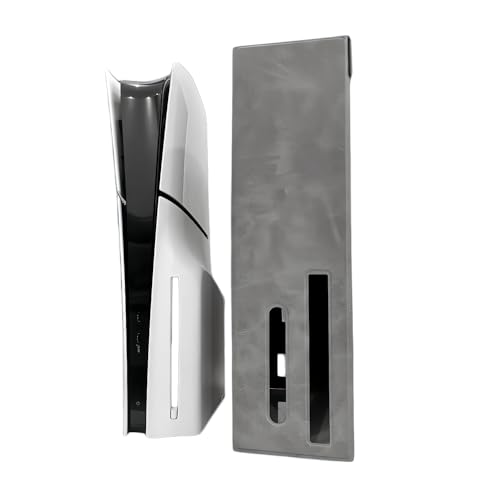 Tonguk Staubschutzhülle Anti Scratch Schutzhülle Hülle für PS5 Slim Spielkonsole PU Leder Magnetische Staubschutzhülle Host Kratzfeste Schutzhülle Spielzubehör (Vertikal) von Tonguk