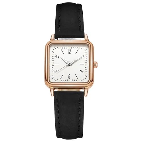 Smartwatch für Damen, Frauen, Damen, Gehäuse, Batterie mit PU-Armband, Quarz-Armbanduhr für Damen, großes Zifferblatt, 3-j, Einheitsgröße, Riemen Smartwatch für Damen, Frauen, Damen, Gehäuse, Batterie mit PU-Armband, Quarz-Armbanduhr für Damen, großes Zifferblatt, 3-j, Einheitsgröße, Riemen von Tonsee Accessoire