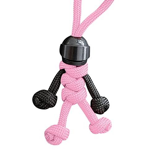 Tonsee Accessoire Motorradfahrer Minifigur hängende Kette Regenschirm Seil Weben Schlüsselanhänger kreative Persönlichkeit Motorradhelm Schlüssel Zubehör Viel Glück Schlüsselanhänger (A #3, One Size) von Tonsee Accessoire