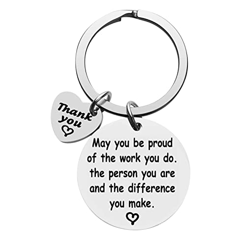 Wertschätzung Schlüsselanhänger Mitarbeiter Geschenke von Freund Kollegen Abschied Danke Ruhestand Abschied Motivation Geschenk Sie sind stolz auf Mini Rucksack Schlüsselanhänger (c-B, One Size) von Tonsee Accessoire