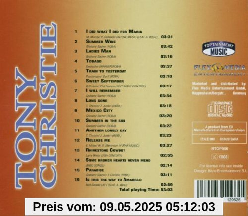 I Did What I Did for Maria I Did What I Did for Maria von Tony Christie