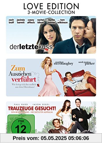 Der letzte Kuss - Zum Ausziehen verführt - Trauzeuge gesucht! - 3DVD Der letzte Kuss - Zum Ausziehen verführt - Trauzeuge gesucht! - 3DVD von Tony Goldwyn