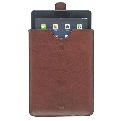 iPad Air sleeve, Tablettasche - Vegetalle Collection - Tony Perotti Italy Farbe Dark Brown von Tony Perotti