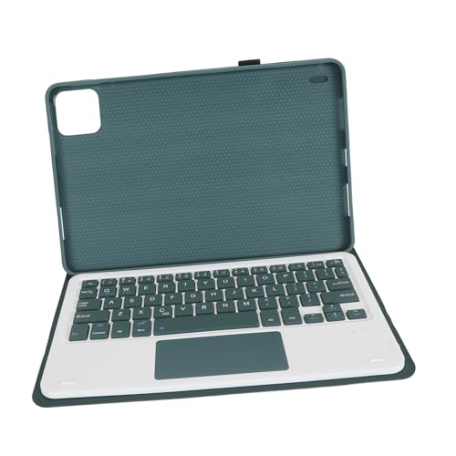 11-Zoll-Tastaturhülle mit Magnetischer -Tastatur, Touchpad, Automatischem Ruhezustand, Kratzschutz-Tastaturhülle für -iOS-Tablets (dunkelgrün) von Tonysa
