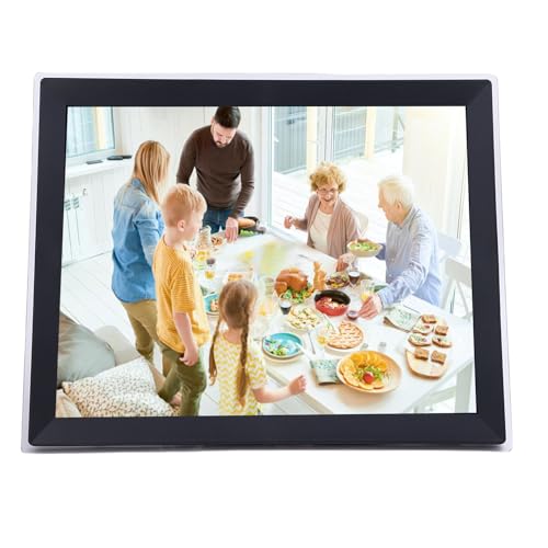 15 Zoll WiFi Digital Bilderrahmen mit Touchscreen - FHD IPS Auto Rotierende Intelligente Fotorahmen, Wandmontage, App/E -Mail -Remote -Freigabe, für Zuhause, Büro, Geschenke von Tonysa