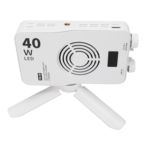40W RGB-Videolicht, 3000-7000k Einstellbare LED-Panel mit Dimmbarer Helligkeit, Tragbares Fotografielicht für Streaming, Vlog, Outdoor, 1/4 Halterung für Ständer 40W RGB-Videolicht, 3000-7000k Einstellbare LED-Panel mit Dimmbarer Helligkeit, Tragbares Fotografielicht für Streaming, Vlog, Outdoor, 1/4 Halterung für Ständer von Tonysa