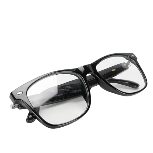 AI Smart Brille mit Mikrofon, Bluetooth 5.4 Gläsern Berührungssteuerung IP65 Water Proof, Voice Command/Remote Photo für Fahren und Spielen (schwarzer Rahmen) von Tonysa